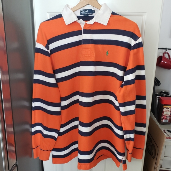 Polo Ralph Lauren Other - Polo Ralph Lauren Rugby Long Sleeve Striped Shirt
